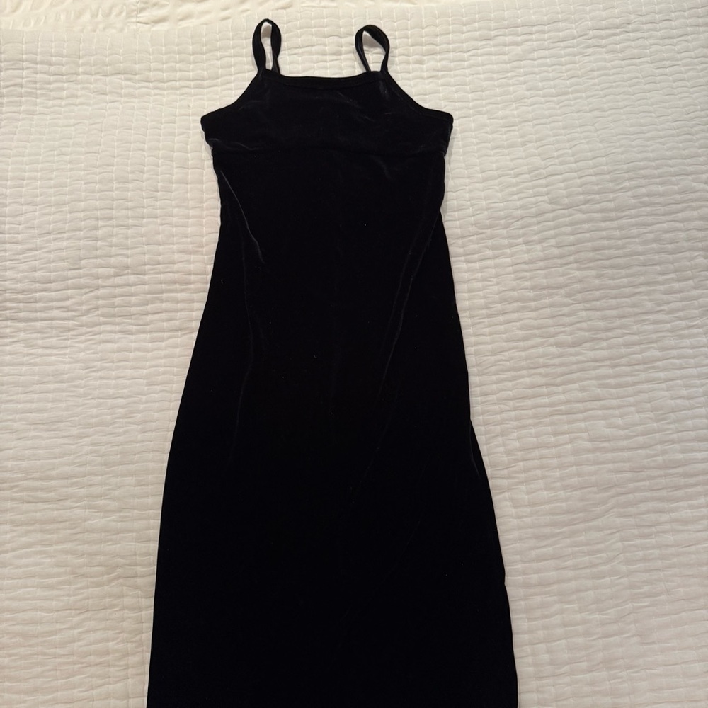 Elegant Black Monkey Wear Velvet Dress